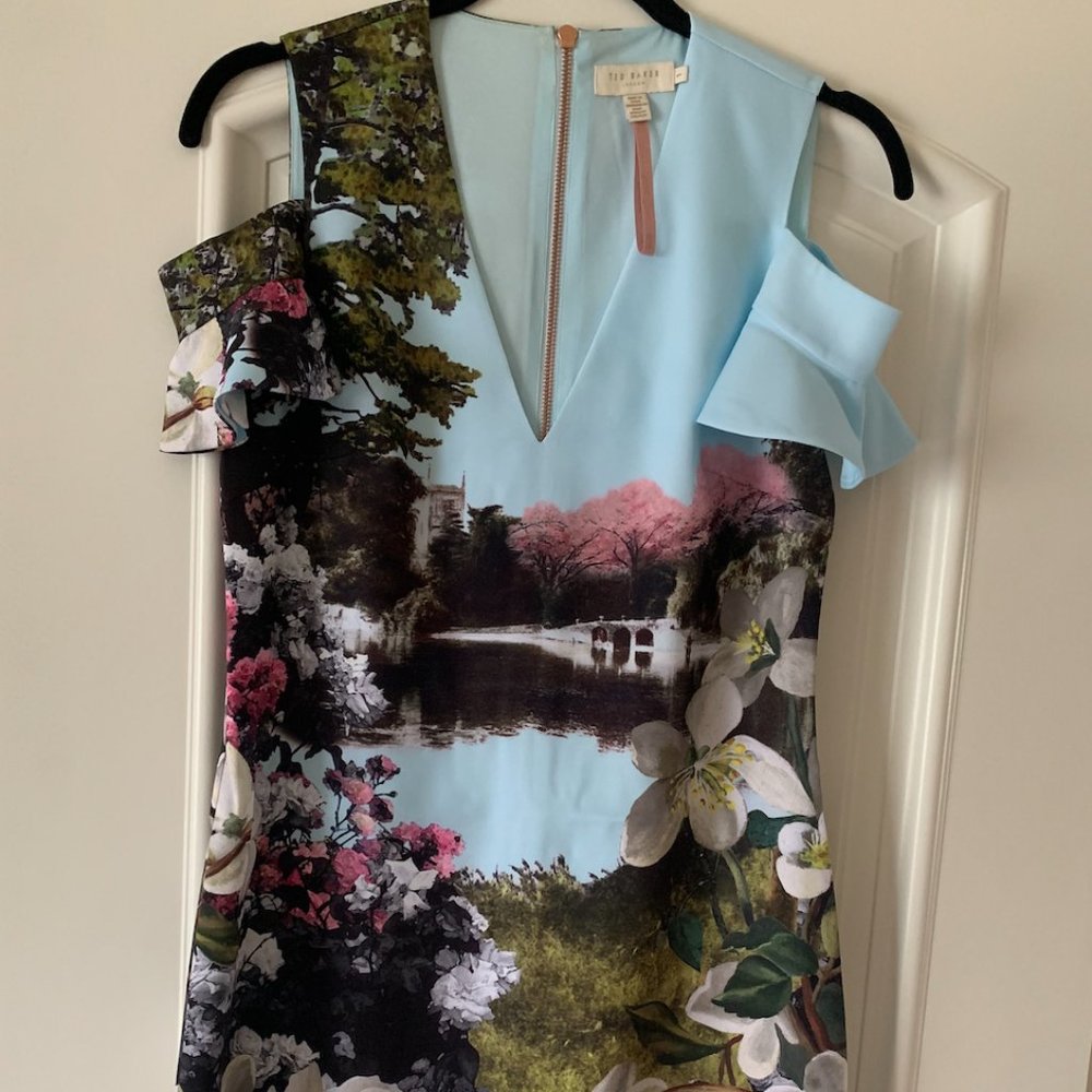 Ted Baker Blue Cocktail Dress